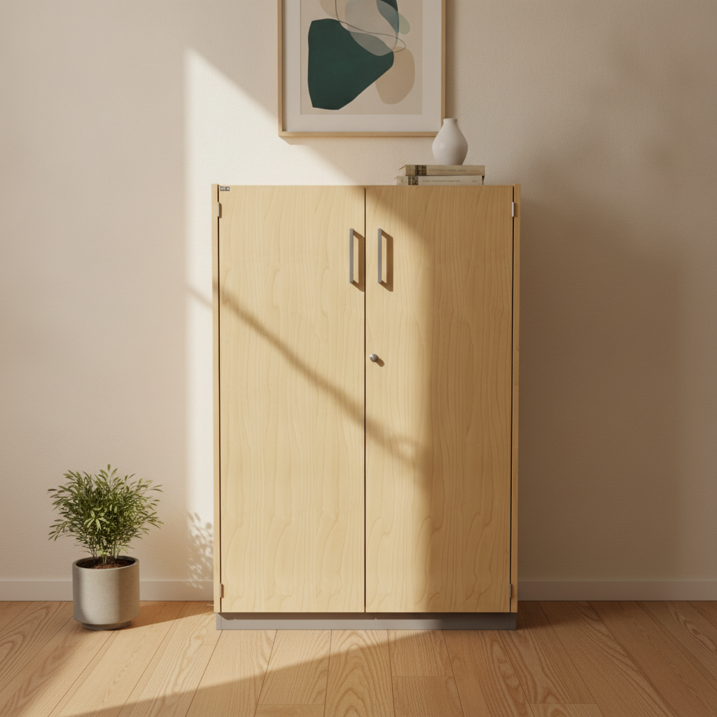 (80x40x120) EFG skap i bjørk