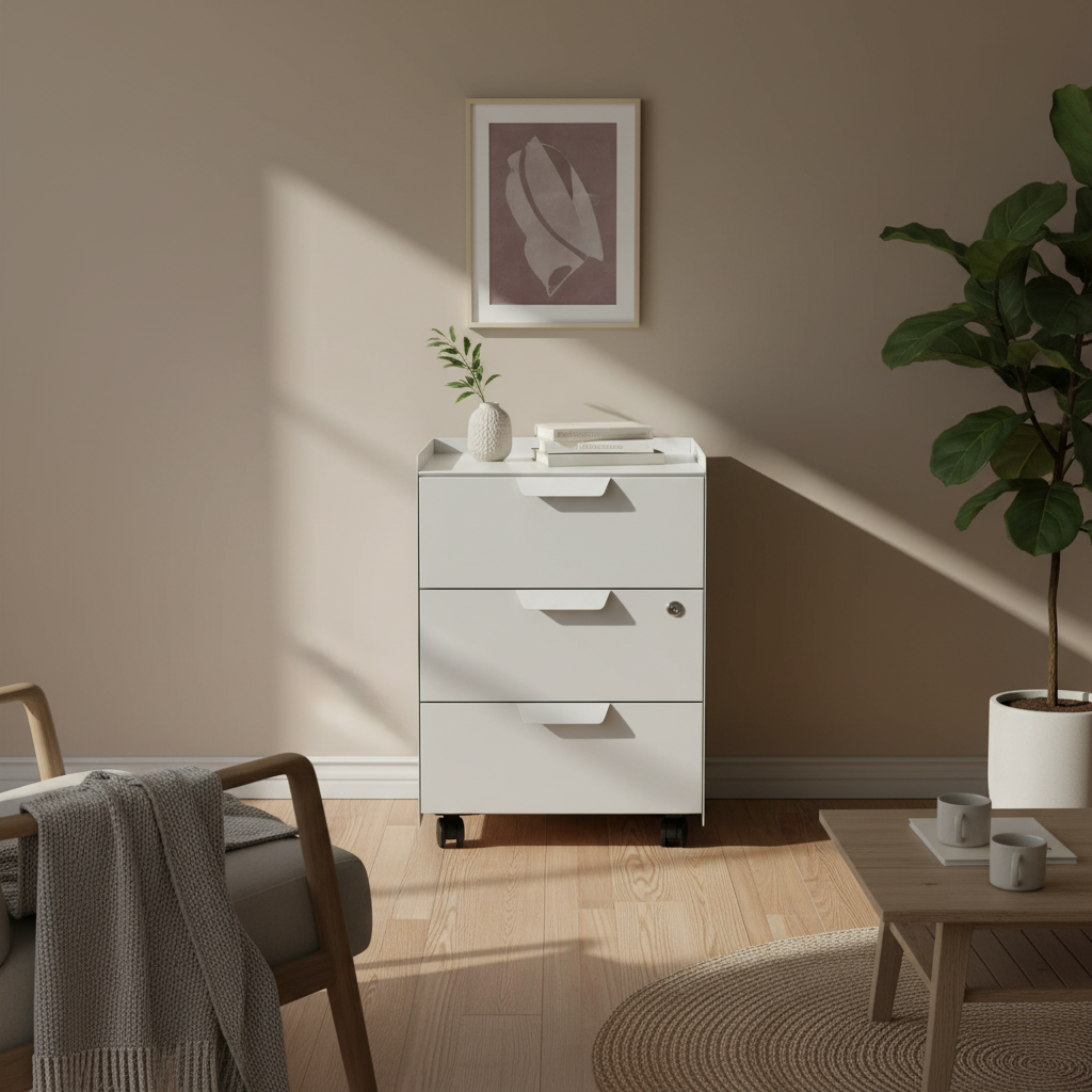 (40x45x55) IKEA Trotten skap i hvit