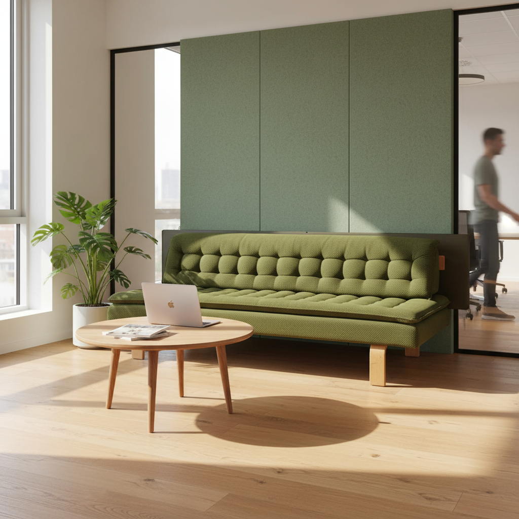 Sofa i grønn
