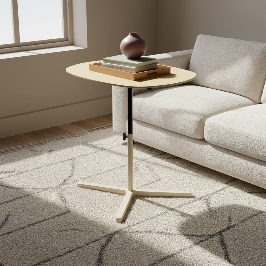 (60x50) IKEA Dave sofabord i hvit