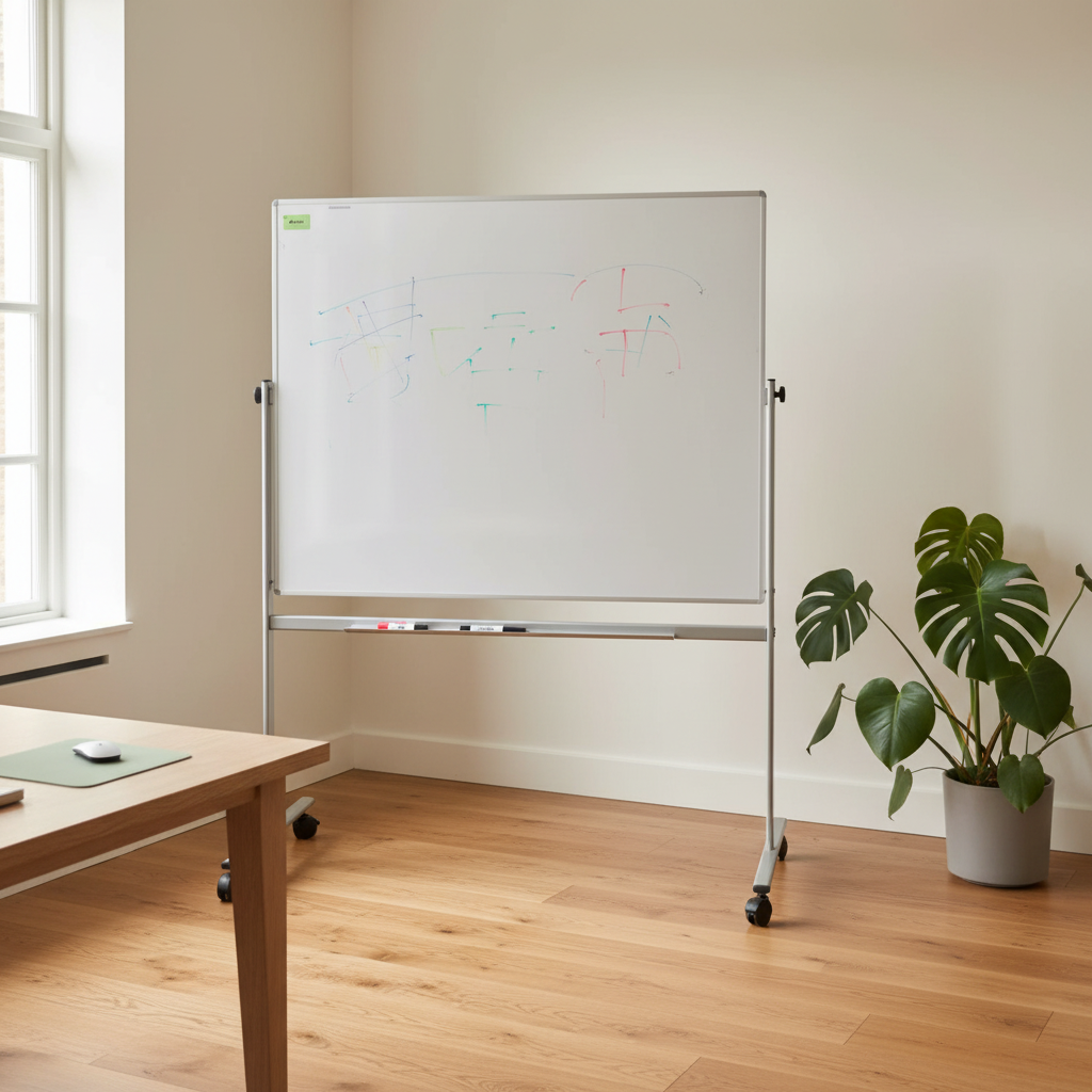 Whiteboard fra Lintex i hvit