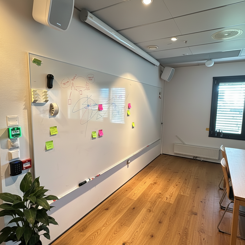 (400x152) Whiteboard fra Lintex i hvit