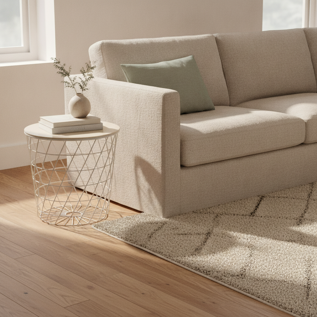 (42x42) IKEA Kvistbro sofabord i hvit