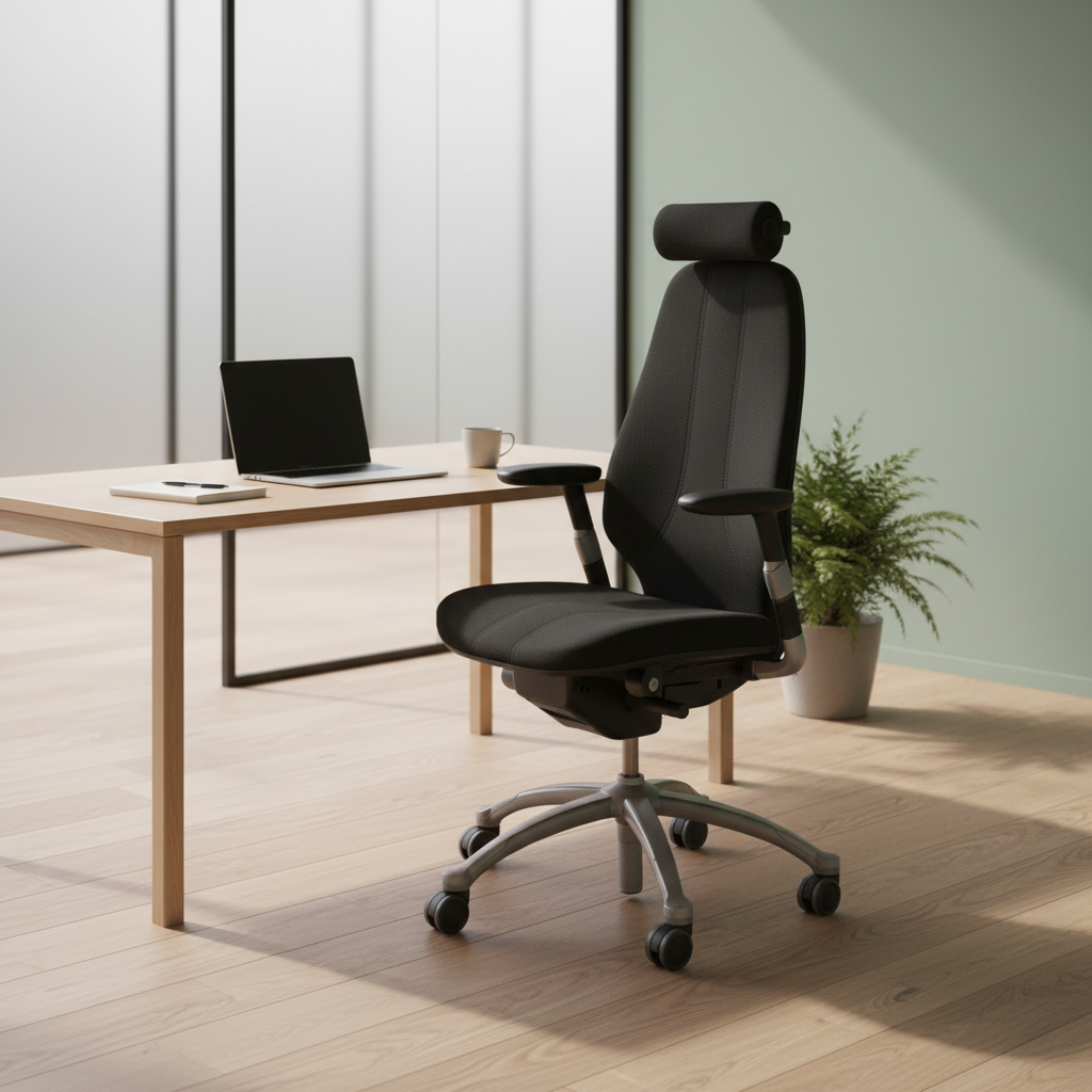 Logic 400 XL kontorstol fra RH i svart