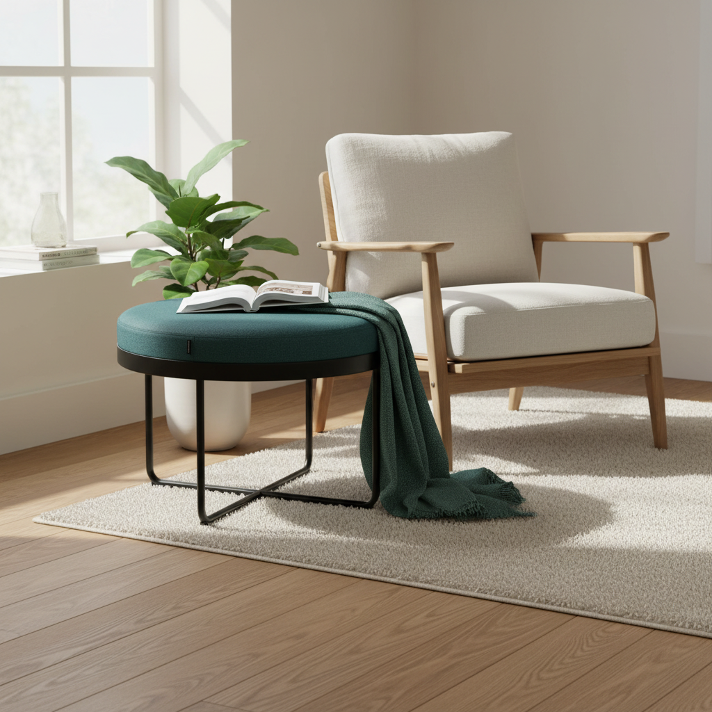 Shima sittepuff fra Johanson Design i grønn