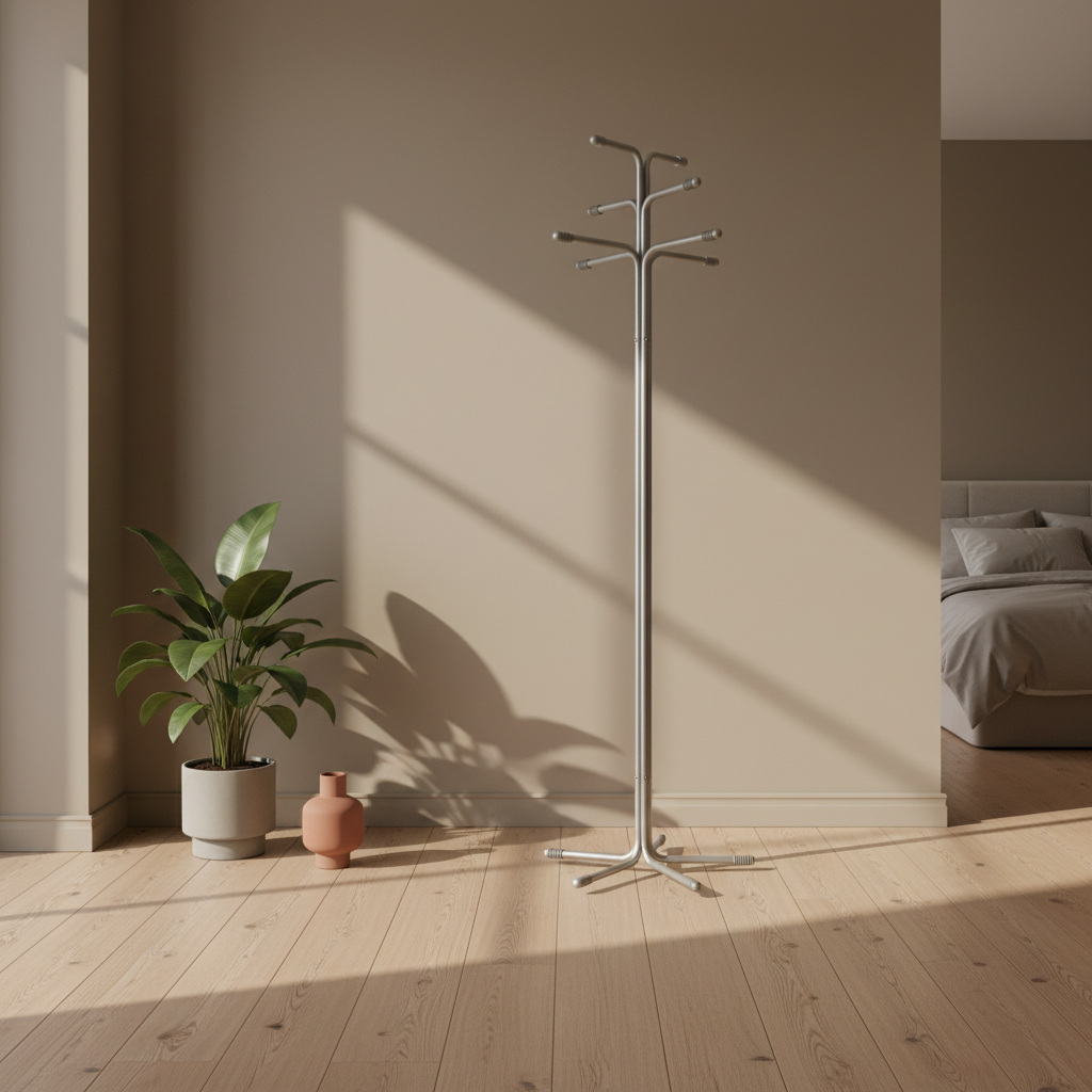 RIGG garderobe fra IKEA i grå