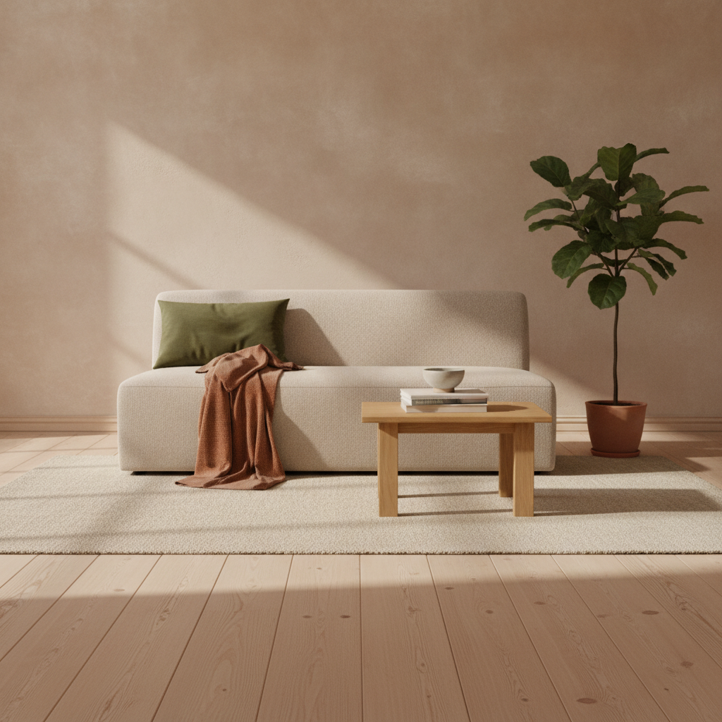 Juno Modul 1,5 seter uten armlene beige - 90x93x73 cm fra Kid