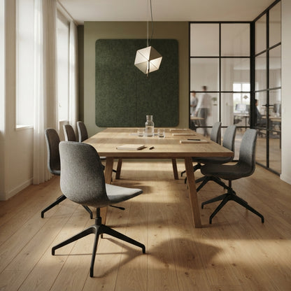 LÅNGFJÄLL konferansestol fra IKEA i grå, stoffsete