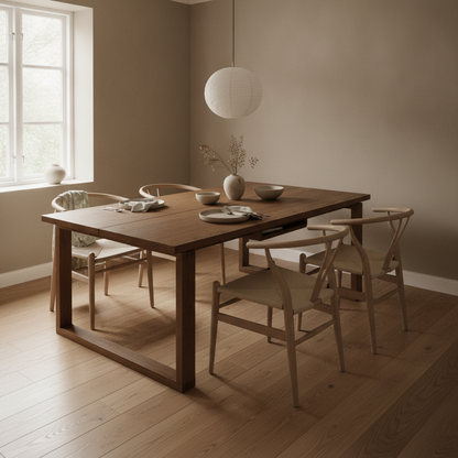 (220x100) Morbylånga eikebord fra IKEA i eik