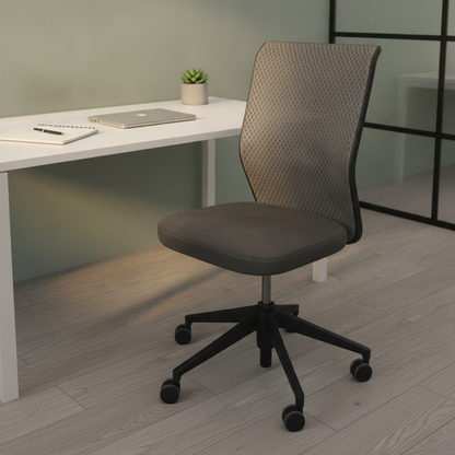 ID Mesh kontorstol fra Vitra i grå, nettrygg