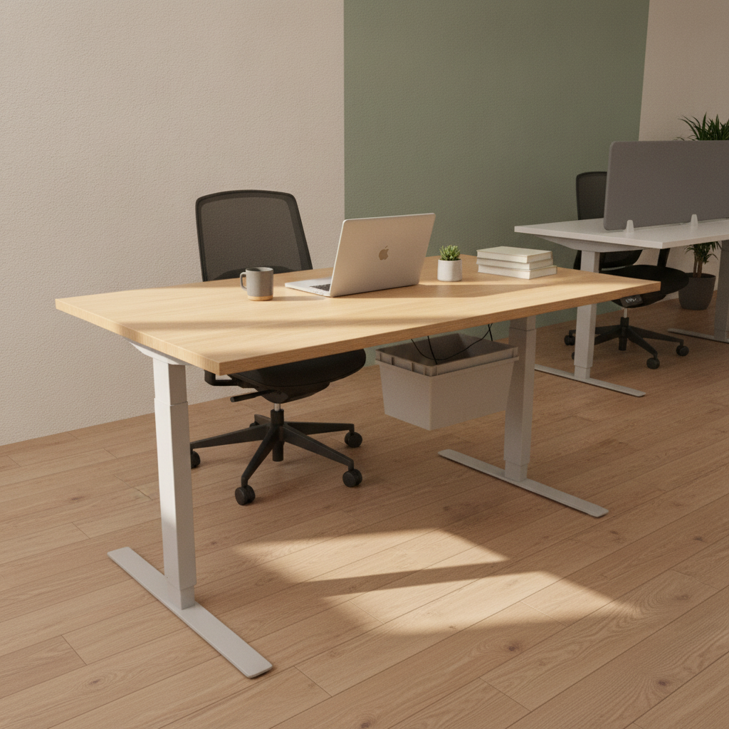 (150x70) Lanab Design el hev/senk understell i lys grå