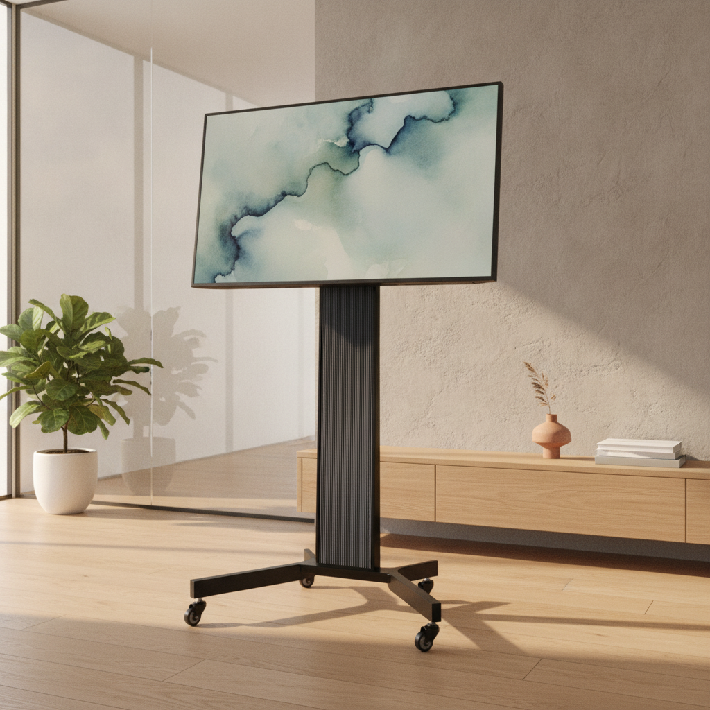 LG 55UK6500PLA TV, 55 tommer med mobilt stativ