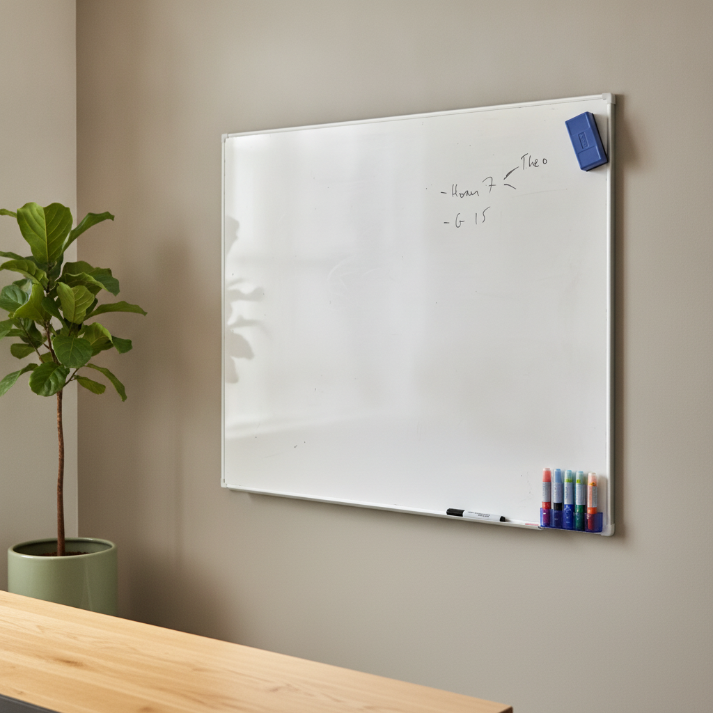 (120x100) whiteboard fra Esselte i hvit