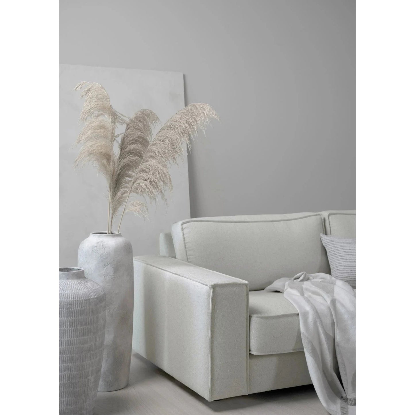 Olivia, Forms & Objects, 3 seter sofa natur - 222x95x79 cm