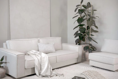 Helt nytt | Olivia 3 seter sofa natur - 222x95x79 cm fra Kid