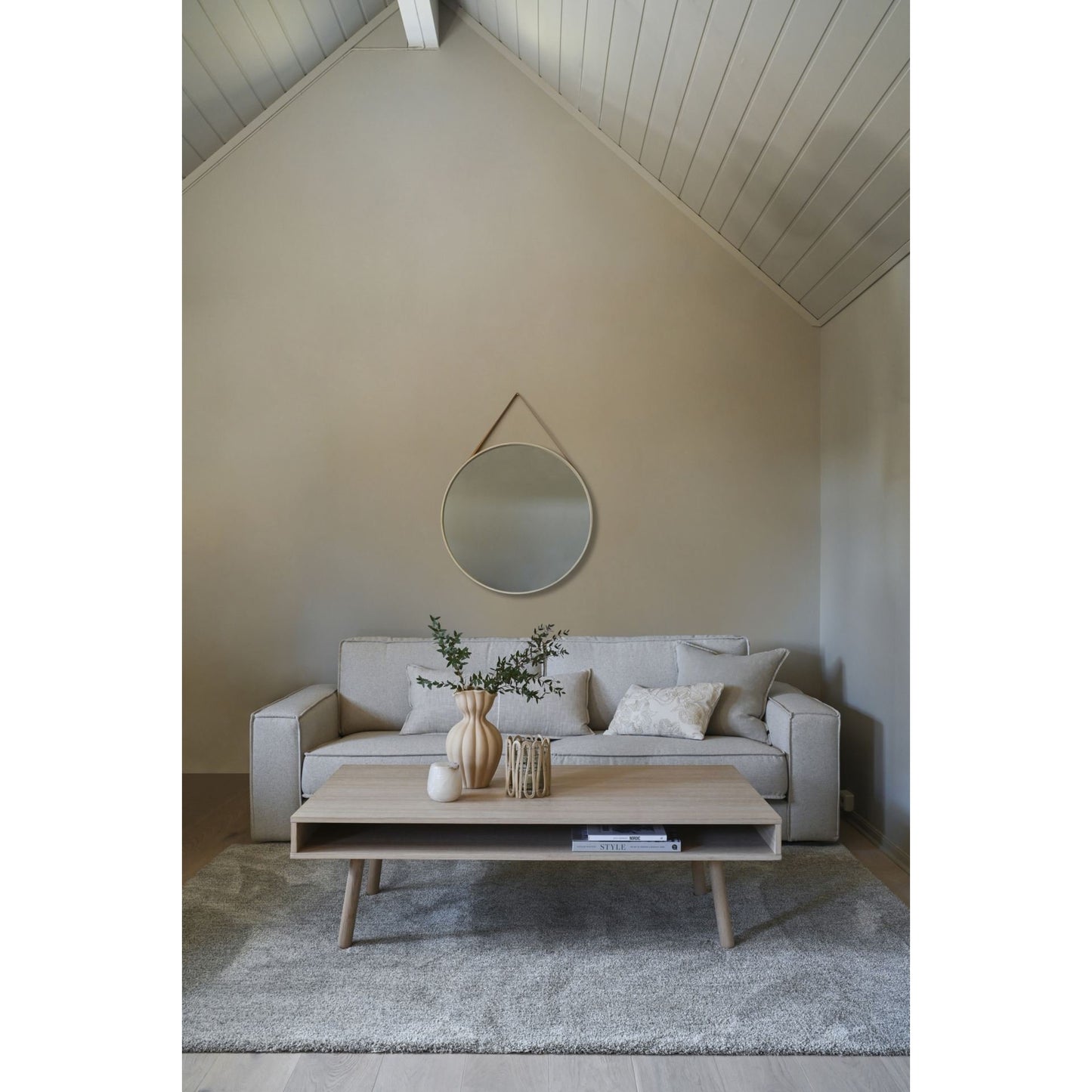 Olea Sofabord lav modell natur, helt nytt - 70x130x40 cm fra Kid
