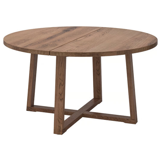 MÖRBYLÅNGA spisebord fra IKEA, Ø145 cm, trefarget