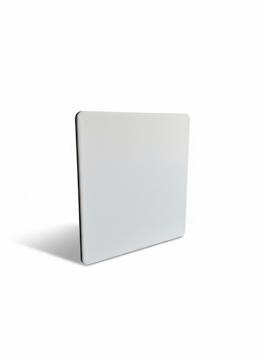 Grå skillevegg, 80 cm, tekstiltrukket