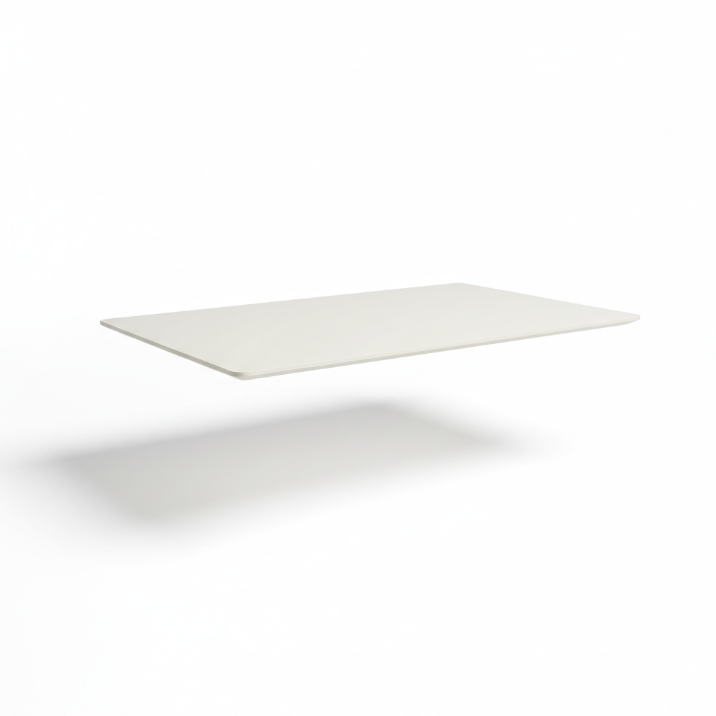 Bordplate 80x160, hvit