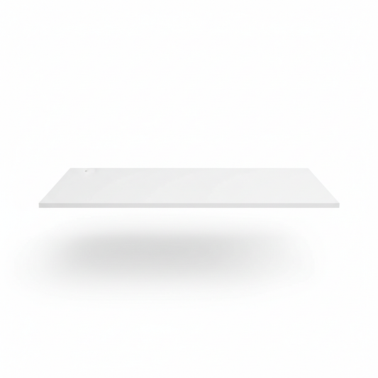 Bordplate 120x80 cm, hvit