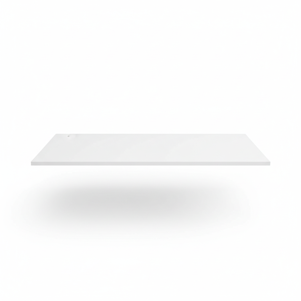 Bordplate 160x80 cm, hvit