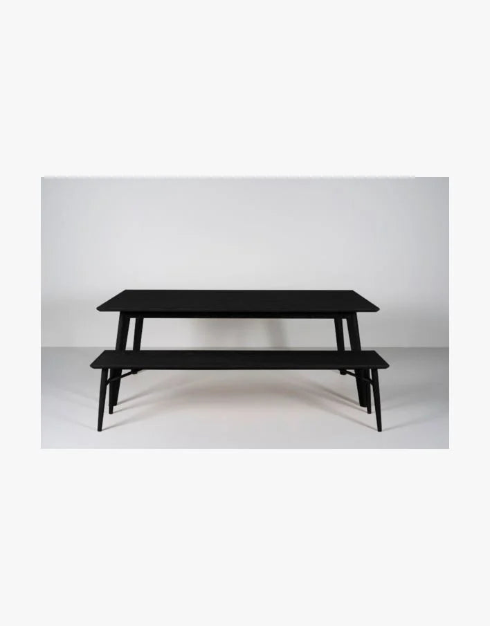 Nora spisebord i svart fra Kid - 100x200x75 cm