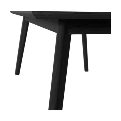 Nora spisebord i svart fra Kid - 100x200x75 cm