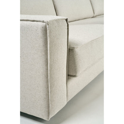 Olivia Sofa sjeselong venstre natur - 315x156x79 cm fra Kid