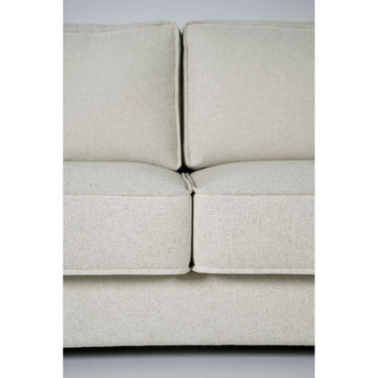 Olivia 3-seter sofa, naturlig tekstil, 222x95x79 cm