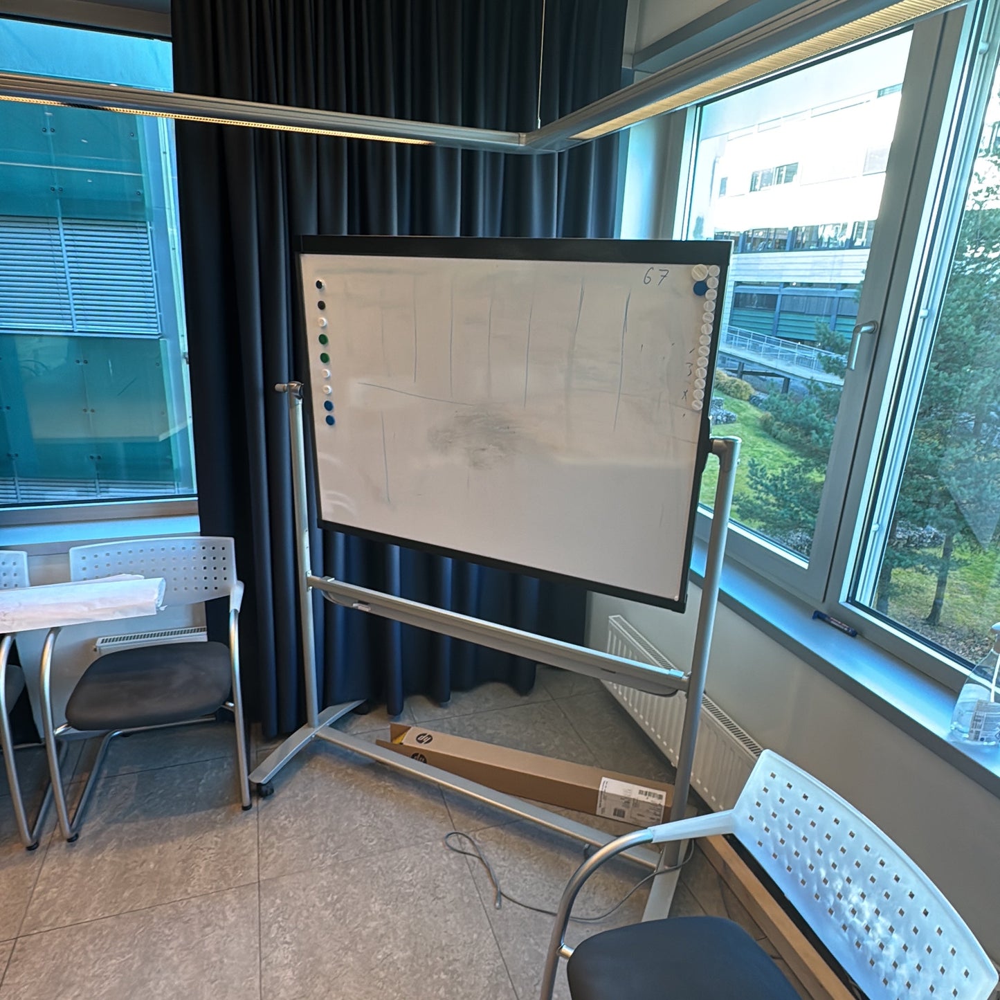 Whiteboard i hvit