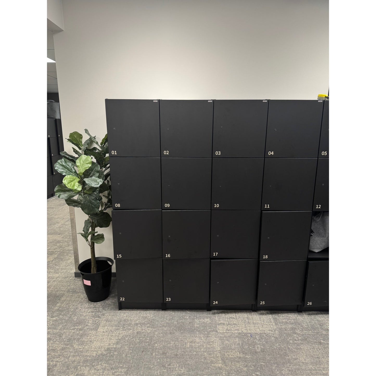 (40x55x179) Aarsland RFID skap i svart