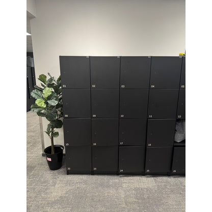 (40x55x179) Aarsland RFID skap i svart