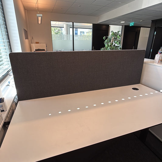 (180x65) Zienzio bordskjerm i grå