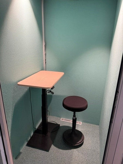 Talk stillerom (pod) fra QuietPod i sølv