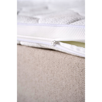 Overmadrass 6 cm Supersoft HR-skum, 180x200 cm, god tilstand