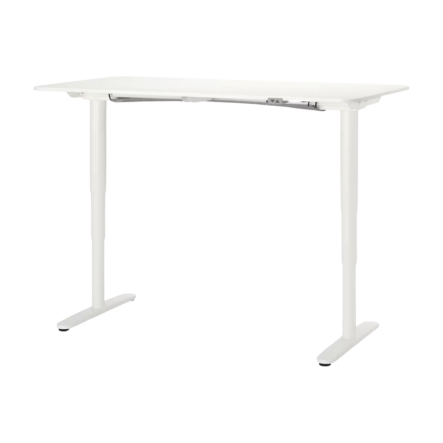 (120x80) IKEA Bekant el hev/senk i hvit