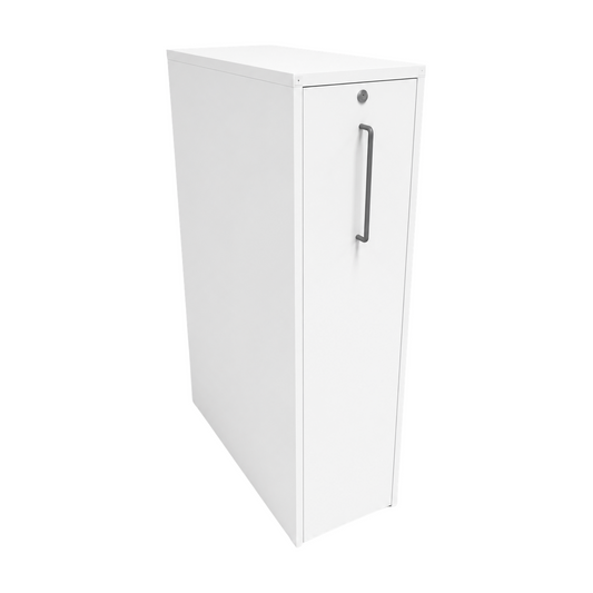 (40x80x128) Svenheim Titan skap i hvit