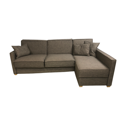 Jordfarget sovesofa