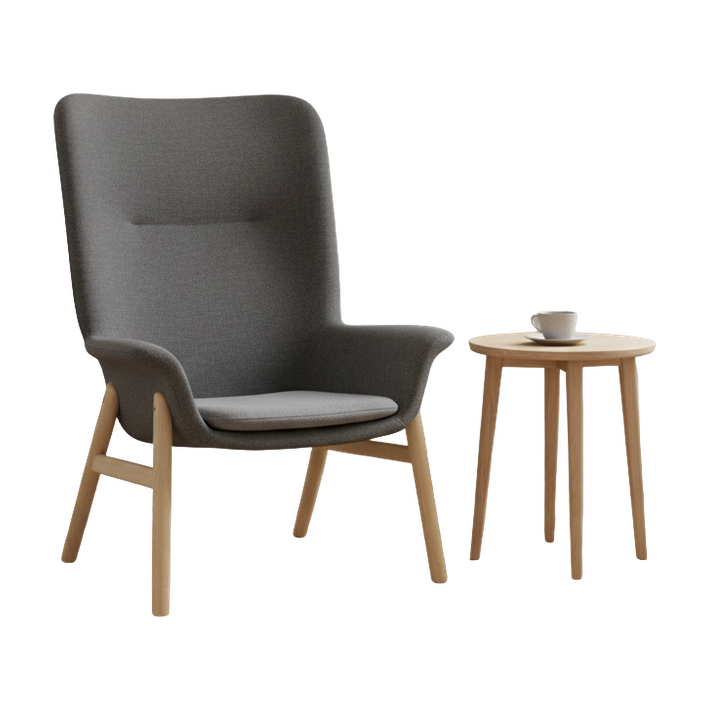 VEDBO Lenestol fra IKEA i grå
