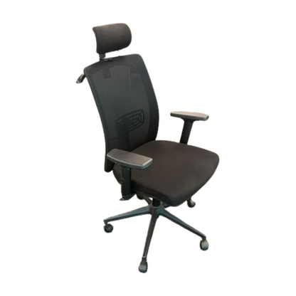 Kontorstol fra H2210N i svart mesh