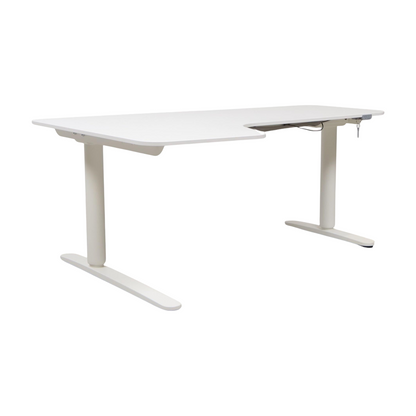 (160x110) IKEA Bekant el hev/senk i hvit