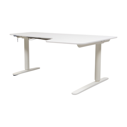 (160x110) IKEA Bekant el hev/senk i hvit