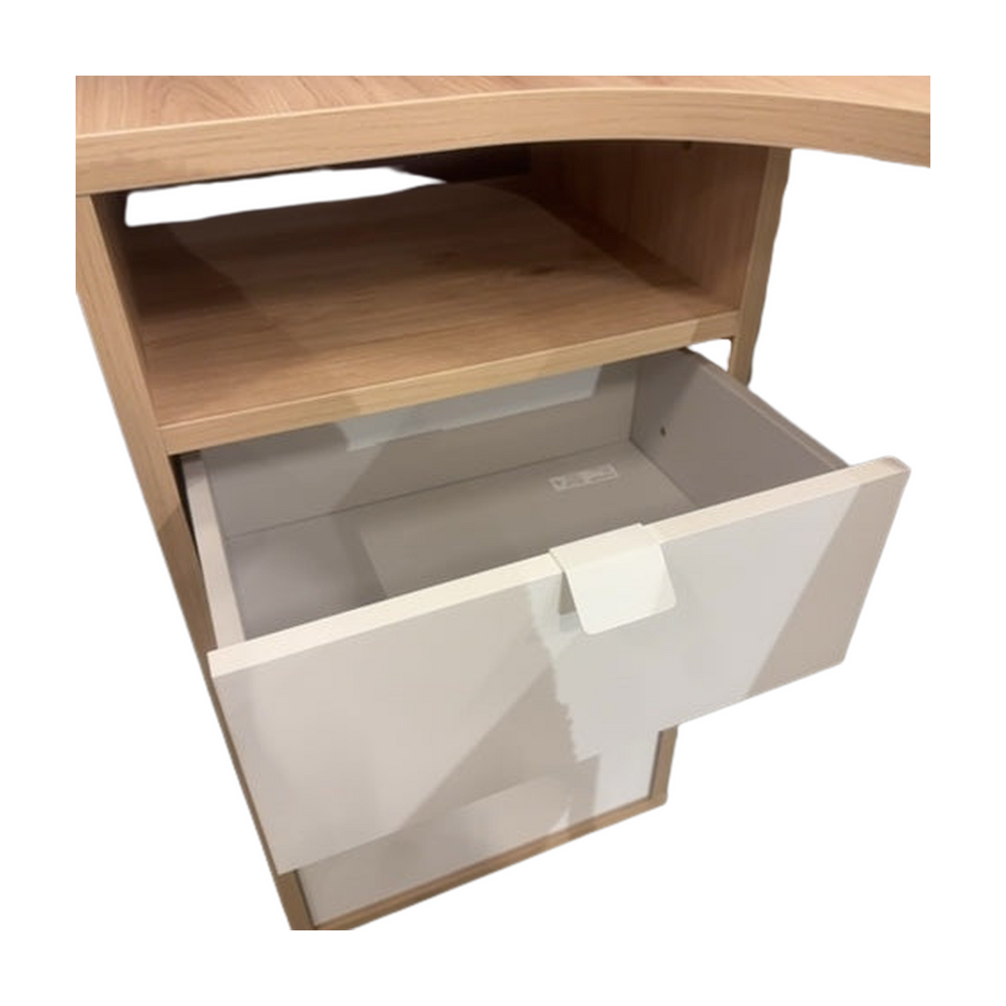 (150x100) Tvilum Fuction Plus skrivebord i lyst tre
