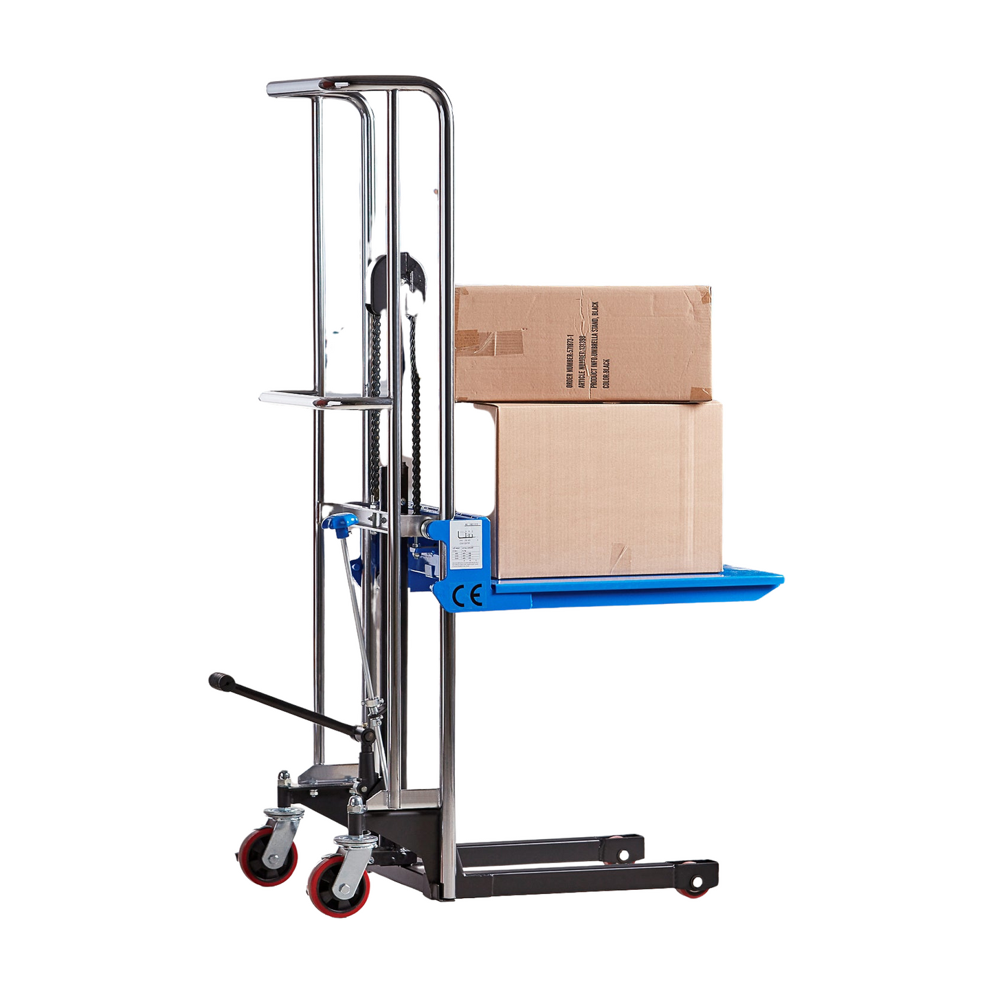 Ministabler HEAVE, 400 kg, løftehøyde 85–1500 mm, manuell fra AJ Produkter