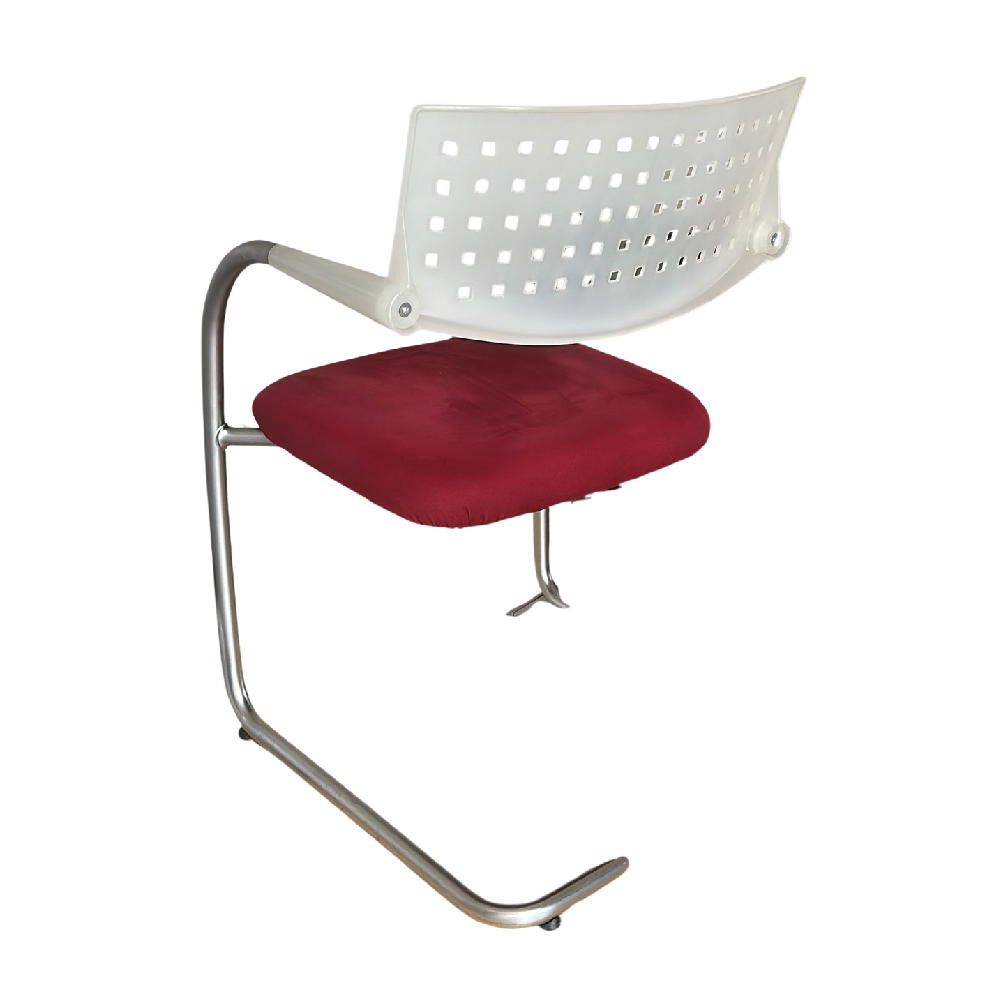 Visavis møtestol fra Vitra i rød