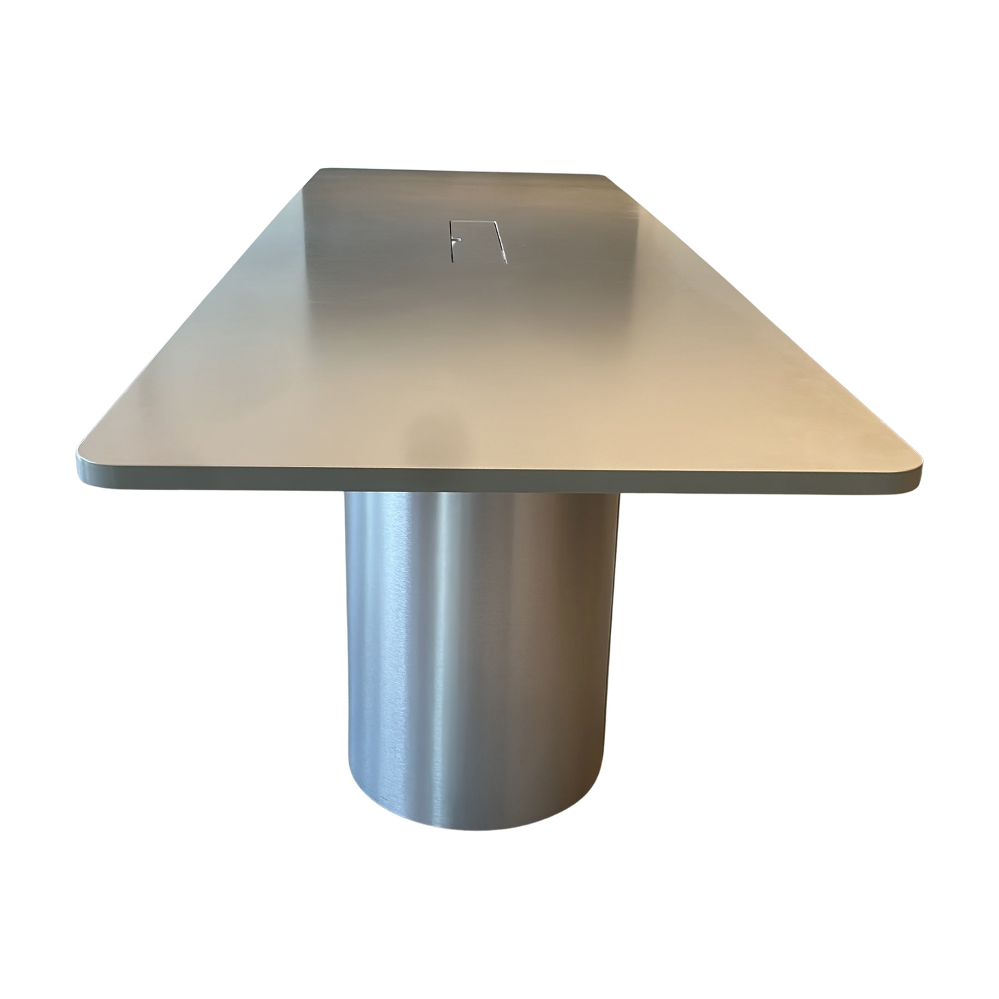 (290x95) barbord med søylebein i stål
