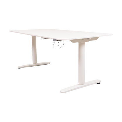 (160x80) IKEA Bekant skrivebord i hvit