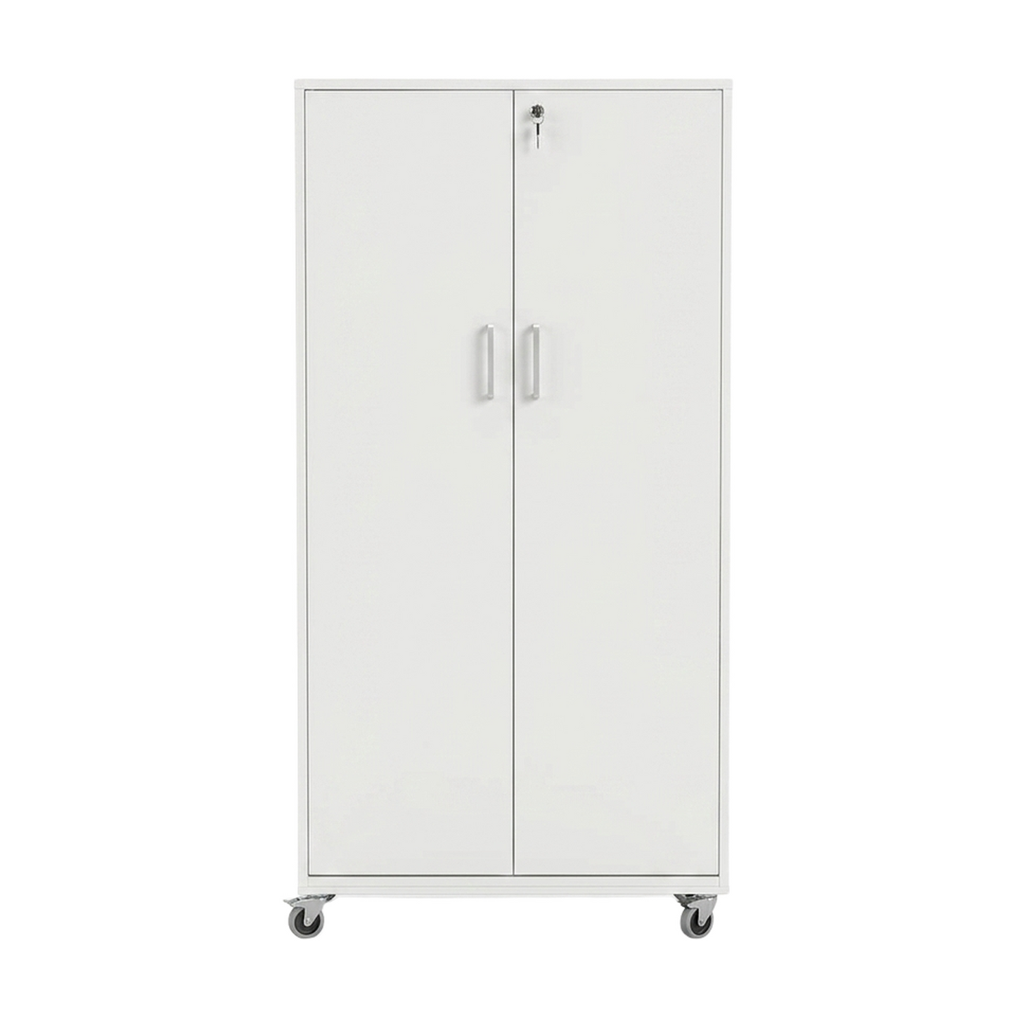 (80x50x162) Haugstad skap i hvit