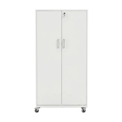 (80x50x162) Haugstad skap i hvit