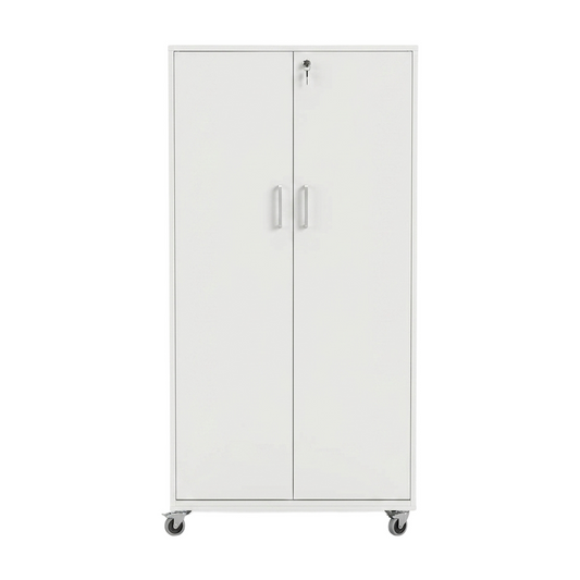 (80x50x162) Haugstad skap i hvit